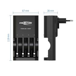Ansmann Powerline 4 Smart nabíječka akumulátorů NiCd, NiMH AAA, AA