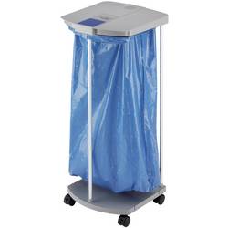 Hailo 0912-210 koš na tříděný odpad 120 l hliník (š x v x h) 43 x 97 x 450 cm šedá mobilní 1 ks