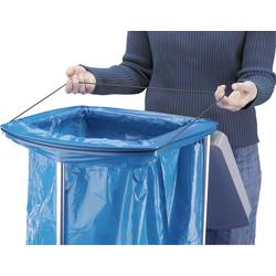 Hailo 0912-210 koš na tříděný odpad 120 l hliník (š x v x h) 43 x 97 x 450 cm šedá mobilní 1 ks