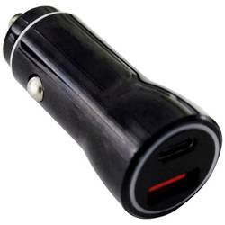IWH Dual USB-C autozástrčka 2,1 Proudová zatížitelnost (max.)=2.1 A 12 V, 24 V