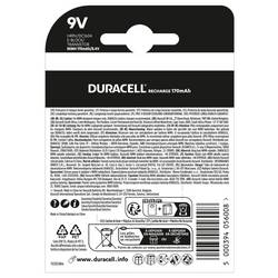 Duracell Hückmann akumulátor 9 V Ni-MH 170 mAh 8.4 V 1 ks
