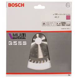 Bosch Accessories Multi Material 2608641195 tvrdokovový pilový kotouč 130 x 20 x 2 mm Počet zubů (na palec): 42 1 ks
