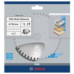 Bosch Accessories Multi Material 2608641195 tvrdokovový pilový kotouč 130 x 20 x 2 mm Počet zubů (na palec): 42 1 ks