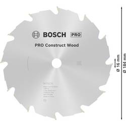 Bosch Accessories Construct Wood 2608641200 tvrdokovový pilový kotouč 184 x 16 x 2.6 mm Počet zubů (na palec): 12 1 ks