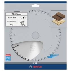 Bosch Accessories Optiline 2608640432 tvrdokovový pilový kotouč 216 x 30 x 2 mm Počet zubů (na palec): 48 1 ks