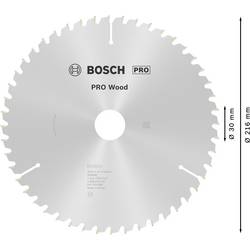 Bosch Accessories Optiline 2608640432 tvrdokovový pilový kotouč 216 x 30 x 2 mm Počet zubů (na palec): 48 1 ks