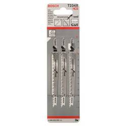 Bosch Accessories 2608633523 Pilový plátek do kmitací pily T 234 X - Progressor for Wood 3 ks