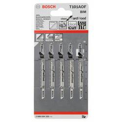 Bosch Accessories 2608634233 Pilový plátek do kmitací pily T 101 AOF - Clean for Hard Wood 5 ks