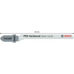 Bosch Accessories 2608634233 Pilový plátek do kmitací pily T 101 AOF - Clean for Hard Wood 5 ks