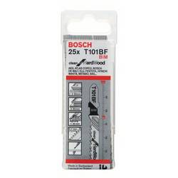 Bosch Accessories 2608634988 Pilový plátek do kmitací pilky T 101 BF - Clean for Hard Wood 25 ks
