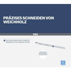 Bosch Accessories 2608667394 Pilový plátek do kmitací pily T 1044 DP - Precision for Wood 3 ks