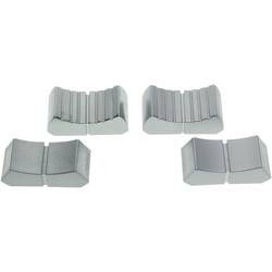 ALPS 76659 76659 posuvný knoflík s uchopením prstem velur chrom (d x š) 13 mm x 25 mm 1 ks Piece