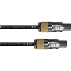 Cordial reproduktor kabel [1x Typ SPK zástrčka - 1x Typ SPK zástrčka] 2 x 2.5 mm² 5.00 m černá
