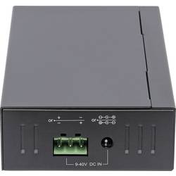 Manhattan 164405 USB Hub 7 portů USB-A USB 3.0 5 GBit/s kovový ukazatel, pro průmyslové použití, pro montáž na zeď černá 164405