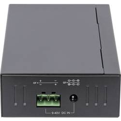 Manhattan 164405 USB Hub 7 portů USB-A USB 3.0 5 GBit/s kovový ukazatel, pro průmyslové použití, pro montáž na zeď černá 164405