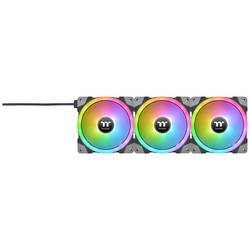 Thermaltake CL-F143-PL12SW-A PC větrák s krytem černá, transparentní, RGB (š x v x h) 120 x 120 x 25 mm vč. ovládání RGB osvětlení