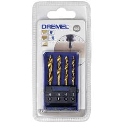 Dremel 26150636JA sada spirálových vrtáků do dřeva 4dílná 3 mm, 4 mm, 5 mm, 6 mm válcová stopka 1 sada