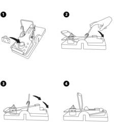 Gardigo mouse-trap, 62341, past na myši 2 ks, funkce: feromon