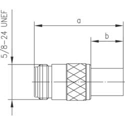 Telegärtner J01021A0145 100024005 N konektor spojka, rovná 50 Ω 1 ks