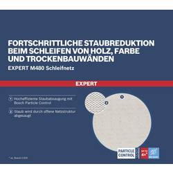 Bosch Accessories 2608901667 brusná síť pro brusky na sádrokarton Zrnitost 80, 120, 180 (Ø) 225 mm 1 sada