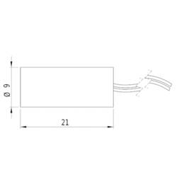 Picotronic laserový modul bodová červená 1 mW DI635-1-5 (9X21)-F100-AP
