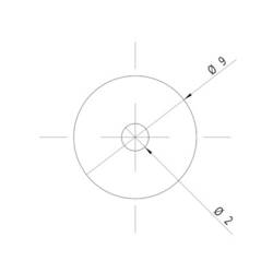 Picotronic laserový modul bodová červená 1 mW DI635-1-5 (9X21)-F100-AP