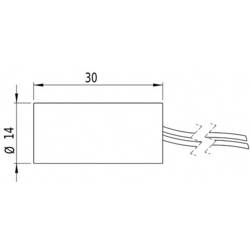 Picotronic laserový modul bodová infračervená 0.4 mW IMD830-0.4-5 (14x30)-10kHz