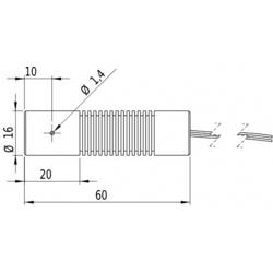 Picotronic laserový modul bodová zelená 1 mW