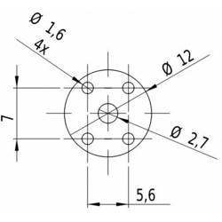 Laserfuchs laserový modul lineární zelená 5 mW LFL532-5-3 (12 x 60)