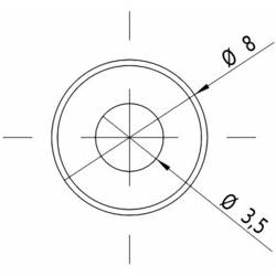 Picotronic laserový modul bodová červená 1 mW DC650-1-3 (8x25)-C500
