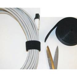 TRU COMPONENTS 910-330-Bag pásek se suchým zipem ke spojování háčková a flaušová část (d x š) 1000 mm x 20 mm černá 1 m