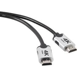 PremiumHDMI 4k / Ultra HD kabel3.00 mčernáSpeaKa Professional