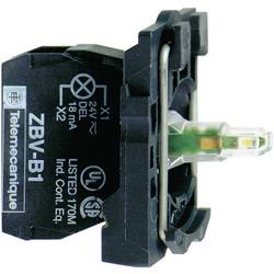 Schneider Electric ZB5AVB1 LED kontrolka s upevňovacím adaptérem, s objímkou lampičky bílá 24 V/DC, 24 V/AC 1 ks Piece