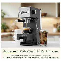 Cuisinart Slim EM160E Kávovar černá, stříbrná