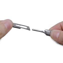 BERNSTEIN Tools for Electronics 2-102 skalpel stříbrná 1 sada
