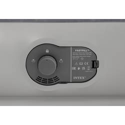 Intex 64112 TWIN DURA-BEAM PRESTIGE AIRBED W/FASTFILL USB PUMP Nafukovací postel (d x š x v) 1910 x 990 x 300 mm šedá