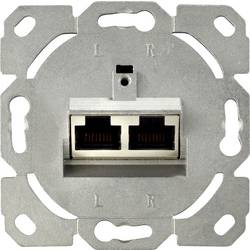 Renkforce síťová zásuvka pod omítku panel CAT 6 2 porty čistě bílá