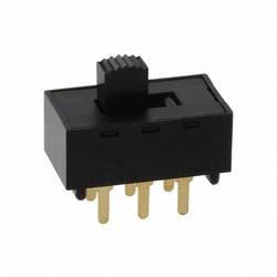 C & K Switches L202011MS02G Slide Switch LP Series posuvný přepínač 125 V/AC, 28 V/DC 4 A 2x zap/zap 1 ks Bulk
