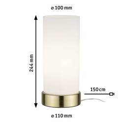 Paulmann Pinja 77055 stolní lampa LED E14 20 W mosaz