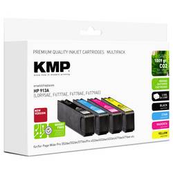 KMP Ink náhradní HP HP 913A kompatibilní kombinované balení černá, azurová, purppurová, žlutá H164V 1750,4005