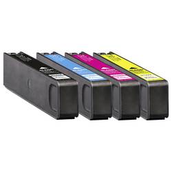 KMP Ink náhradní HP HP 913A kompatibilní kombinované balení černá, azurová, purppurová, žlutá H164V 1750,4005