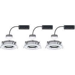 Paulmann Nova Plus vestavné svítidlo do koupelny sada 3 ks LED LED 20.4 W IP65 chrom
