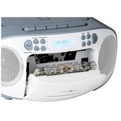 Reflexion Tragbarer Radiorecorder RCR2260DAB/BL rádio s CD, DAB+, FM, DAB, AUX, CD, kazeta, USB, bílá, modrá