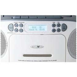 Reflexion Tragbarer Radiorecorder RCR2260DAB/BL rádio s CD, DAB+, FM, DAB, AUX, CD, kazeta, USB, bílá, modrá