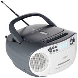 Reflexion CD-Player RCR2260DAB/GR rádio s CD, DAB+, DAB, FM, AUX, CD, kazeta, USB, bílá, šedá