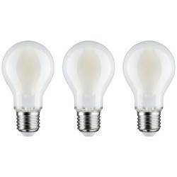Paulmann 29093 LED Energetická třída (EEK2021) E (A - G) E27 klasická žárovka 9 W neutrální bílá (Ø x v) 60 mm x 106 mm vlákno 3 ks