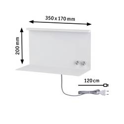 Paulmann 96772 Jarina LED nástěnné světlo LED pevně vestavěné LED 4.5 W bílá (matná)