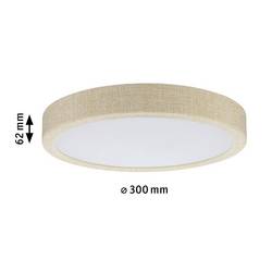 Paulmann 71054 Cosara LED stropní svítidlo LED pevně vestavěné LED 15 W béžová