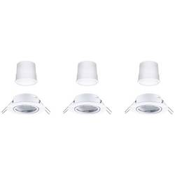 Paulmann 92463 LED vestavné svítidlo, LED, 14.7 W, bílá, sada 3 ks
