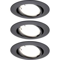 Paulmann 92465 LED vestavné svítidlo, LED, 14.7 W, černá (matná), sada 3 ks